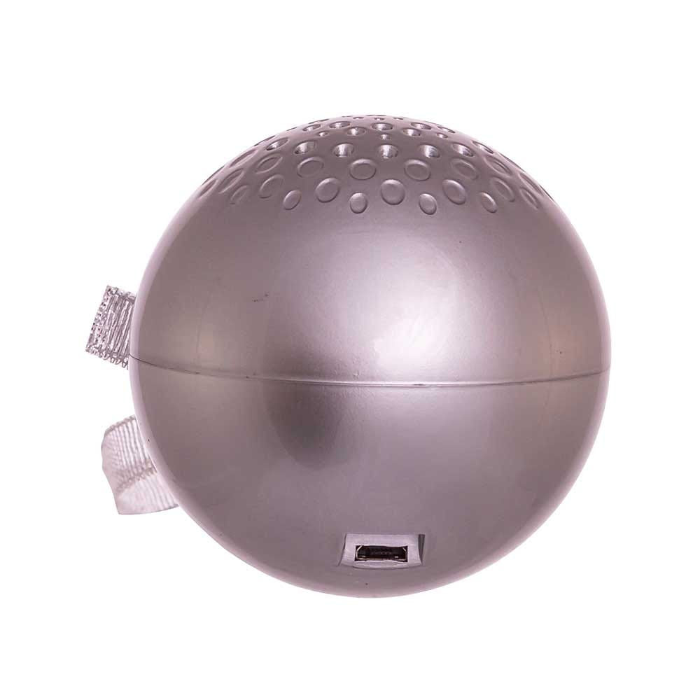 70MM Bluetooth Musical Silver Ball Ornament