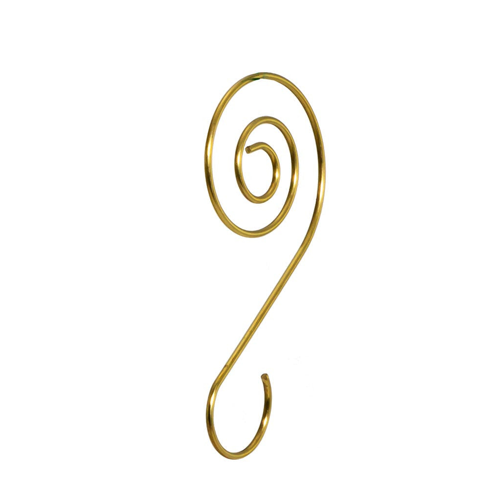 Gold Wire Ornament Hooks 30-Piece Set