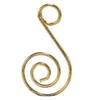 Gold Wire Ornament Hooks