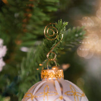Gold Wire Ornament Hooks