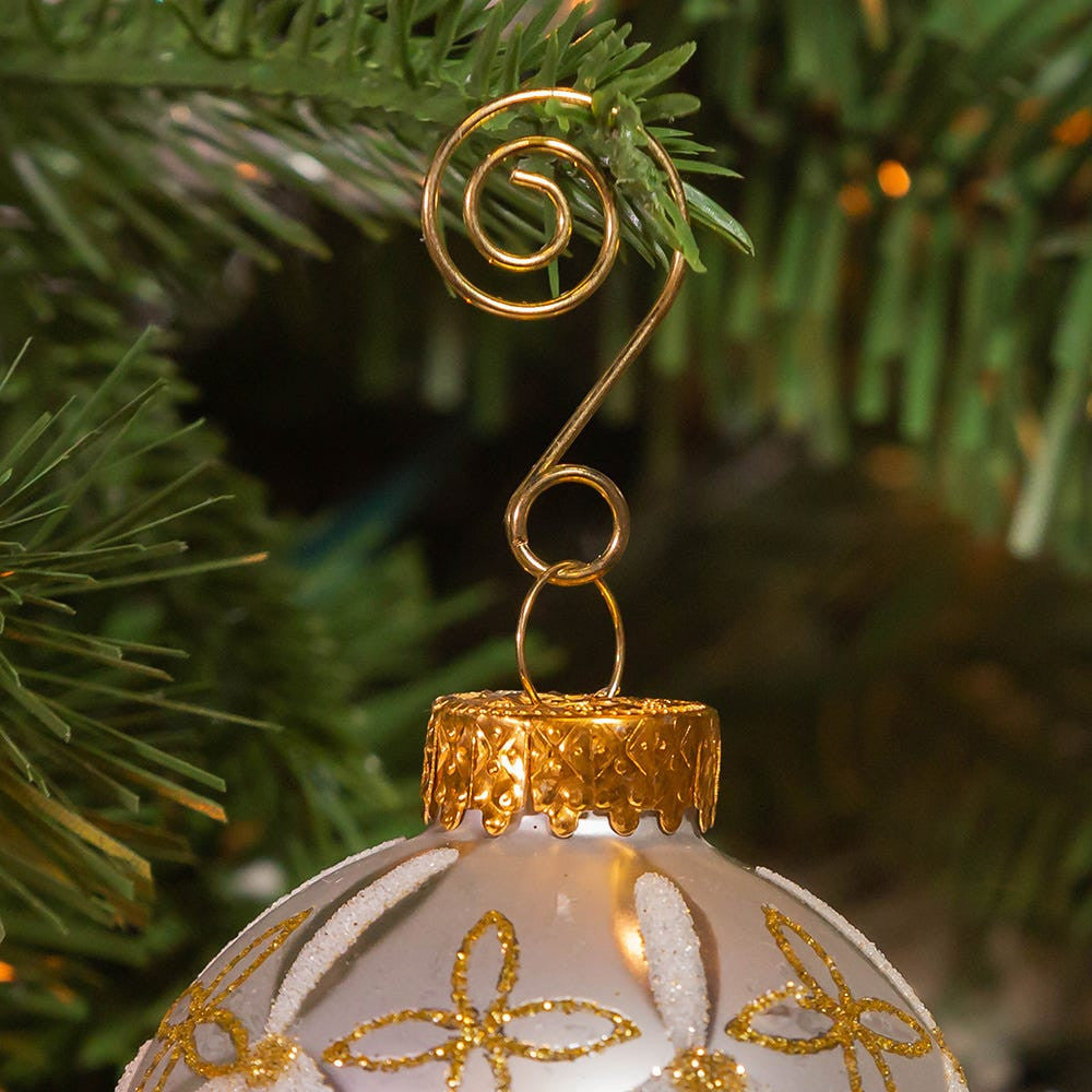 Gold Wire Ornament Hooks
