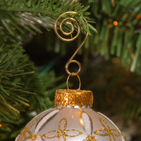 Gold Wire Ornament Hooks