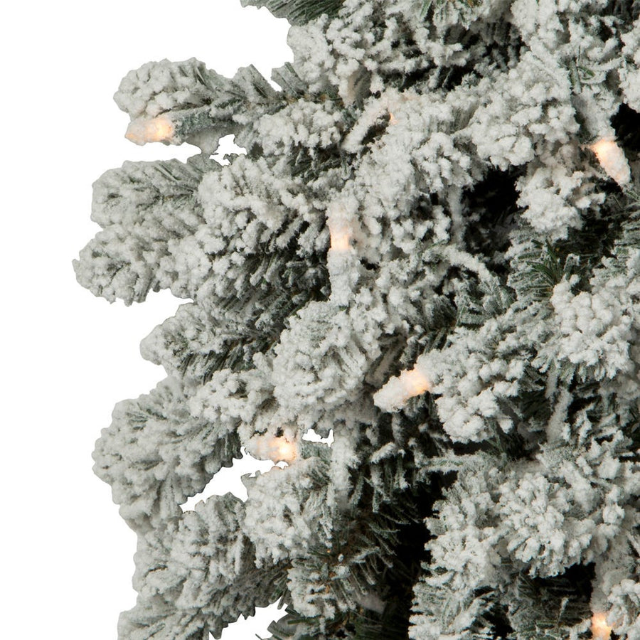 24" Pre-Lit Clear Incandescent Vail Pine Wreath